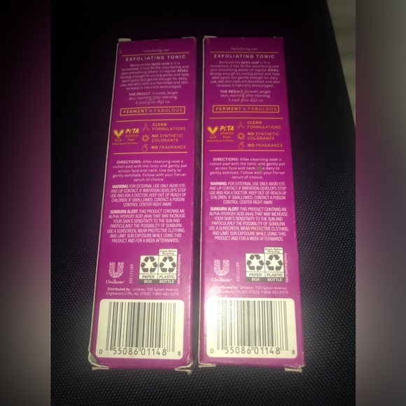 NIB! Ferver Fermented Lactic Acid Exfoliating Toner ~ 120ml / 4oz. - Picture 2 of 7